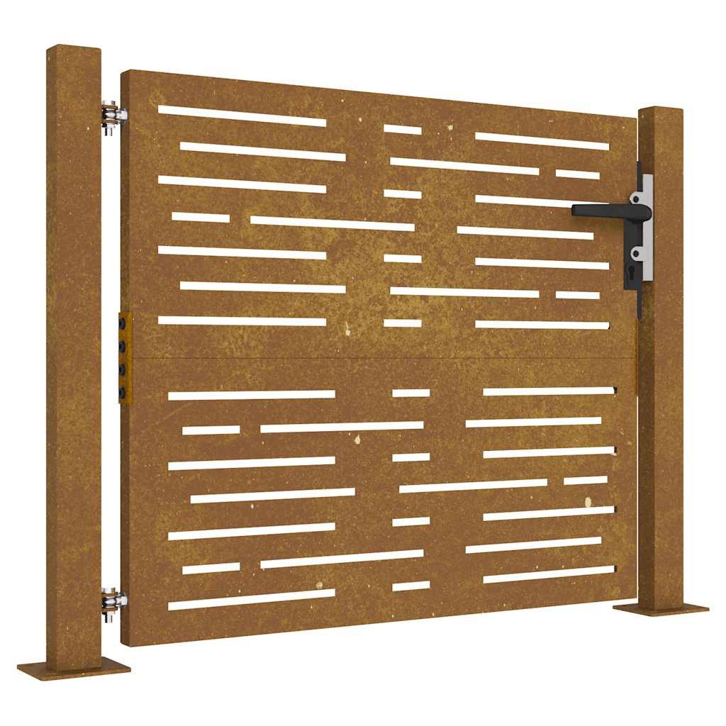 vidaXL Gartentor Gartentor 105x80 cm Cortenstahl günstig online kaufen
