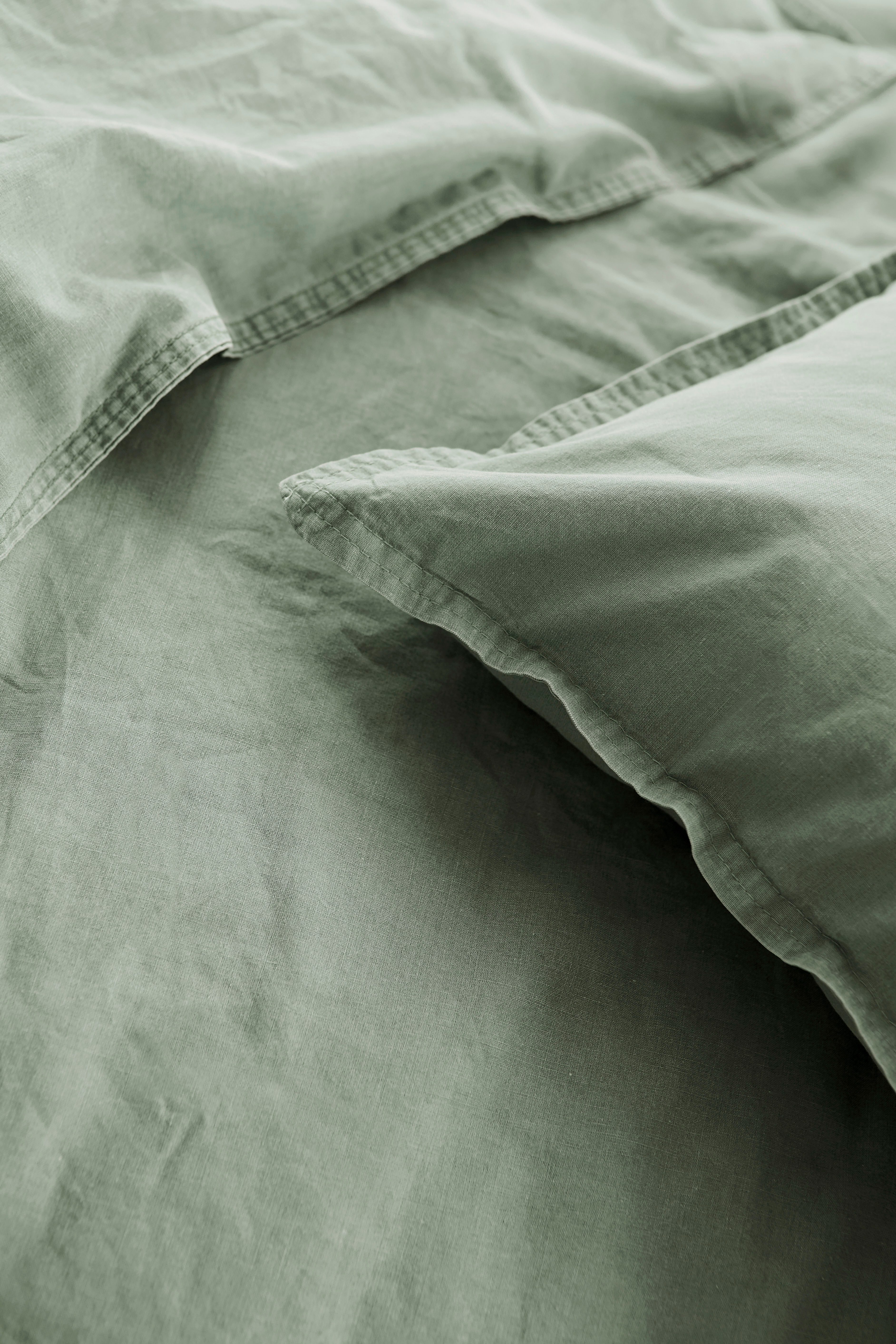 Primera Bettwäsche Stone-Washed in Gr. 135x200, 155x220 oder 200x200 cm, Renforcé, 2 teilig, 100% Baumwolle, Bettwäsche in feinem Knitterlook, weicher Griff