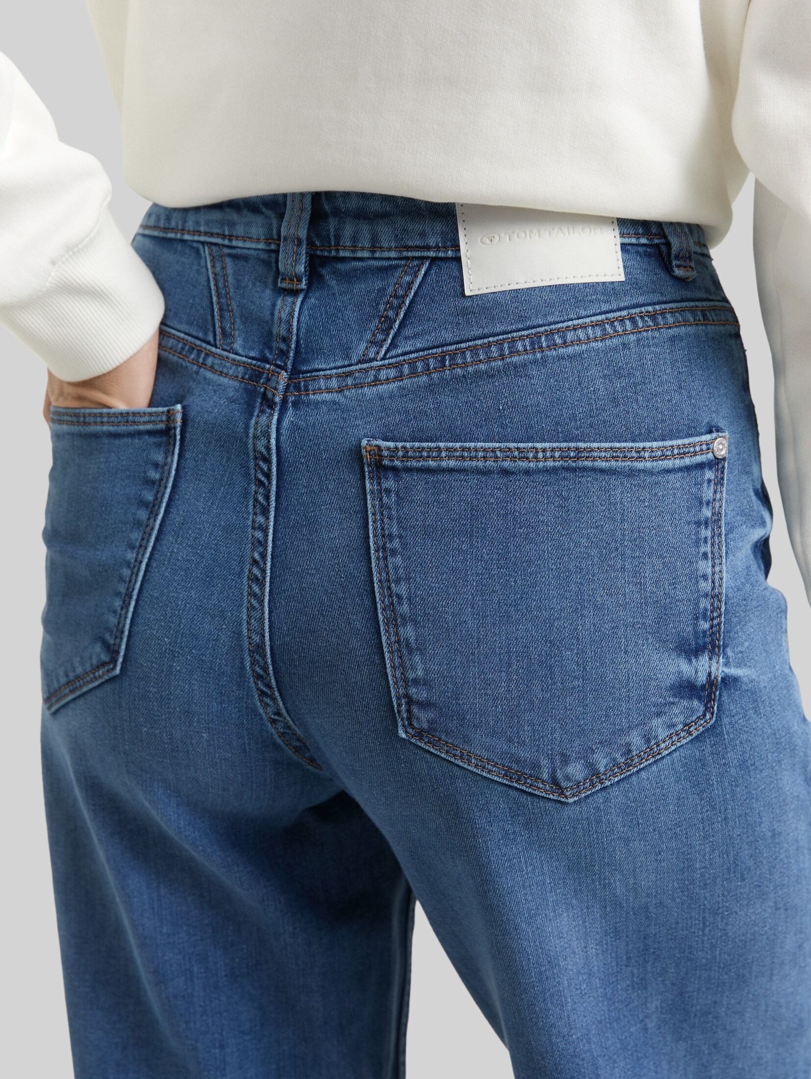 TOM TAILOR Weite Jeans Jeanshosen TTMADINA WIDE Jeans – Bild 5 von 5