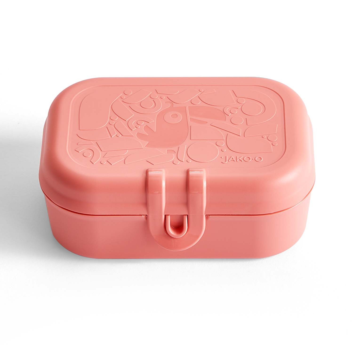 JAKO-O Lunchbox JAKO-O Kinder Lunchbox-Set, 2-teilig, Rose/Weinrot, bio-organischem Material