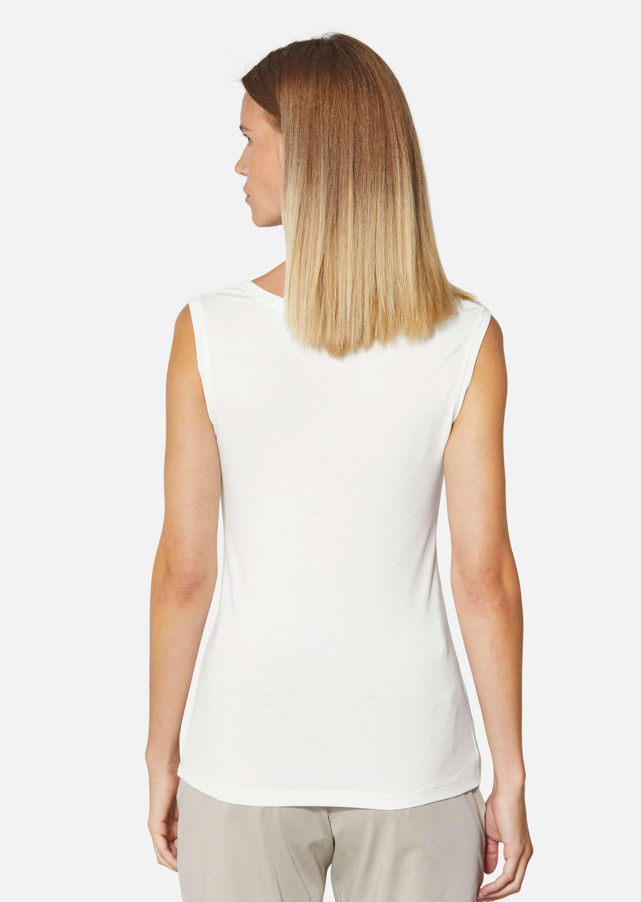 MADELEINE Shirttop Tanktop mit breiten Trägern Tanktop ohne Ärmel und mit breiten Trägern