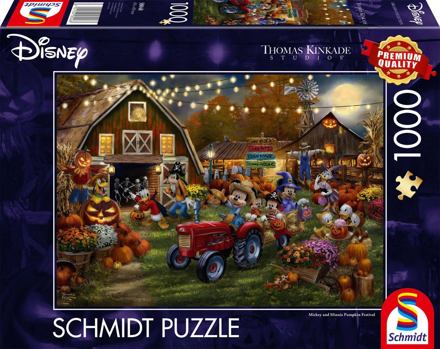 Schmidt Spiele Puzzle Disney, Mickey & Minnie Pumpkin Festival, 1000 Puzzle günstig online kaufen