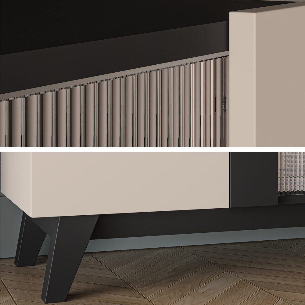 Lomadox Wohnzimmer-Set FRIONA-131, (Mega-Spar-Set, 2-St., Highboard günstig online kaufen