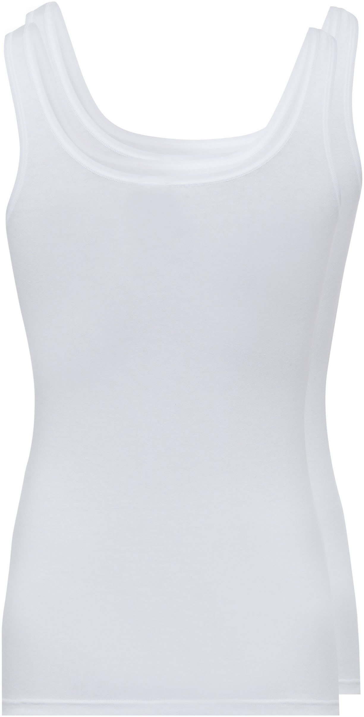 Skiny Unterhemd Cotton Advantage (2er Pack) bequem, weich, basic, eng, Baumwollmix