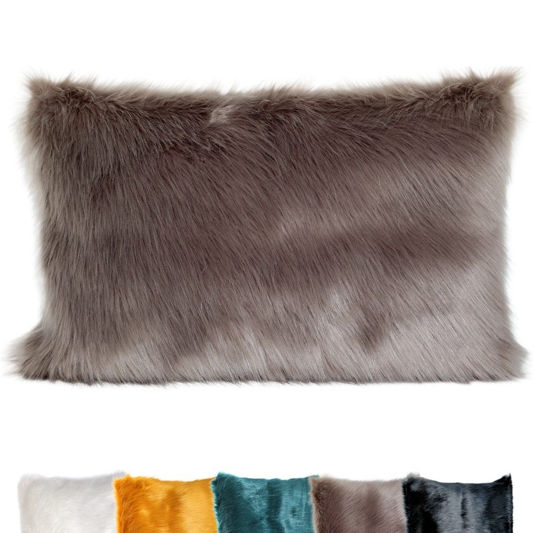 REALLaxx Dekokissen Kenia, 40 x 60 cm, Kissenbezug mit Füllung, Kunstfell, günstig online kaufen
