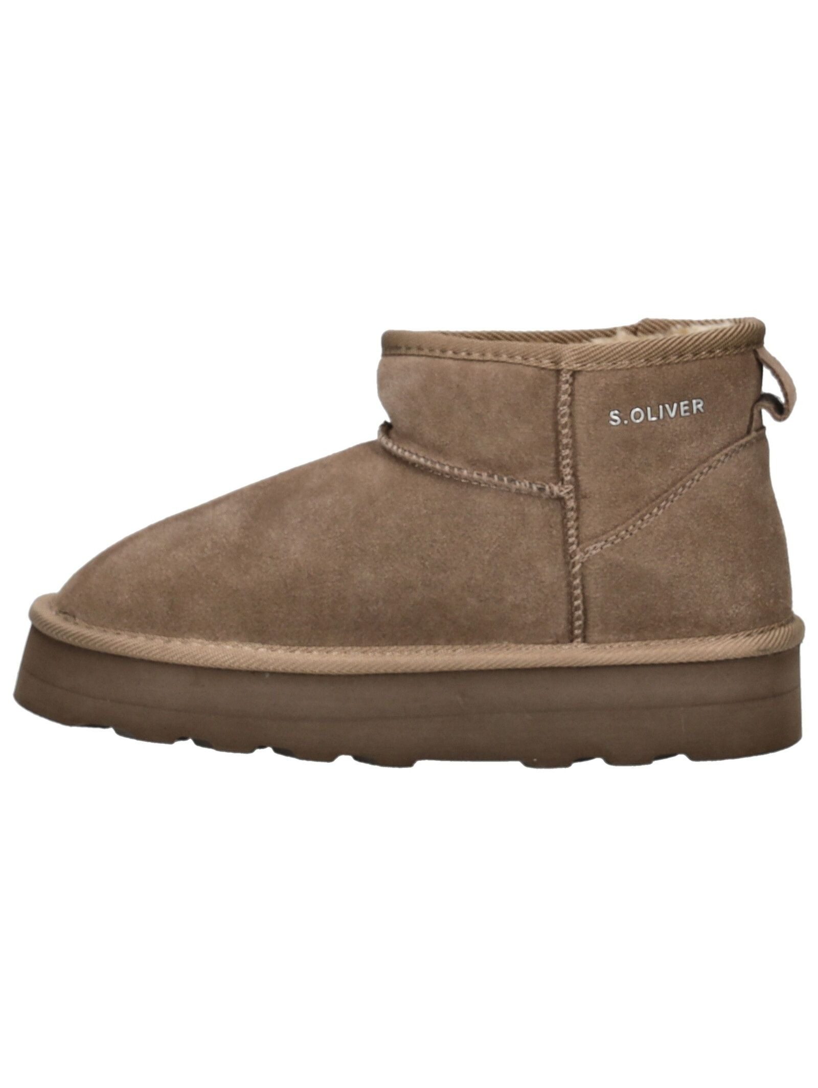 s.Oliver Stiefelette Veloursleder Stiefelette günstig online kaufen