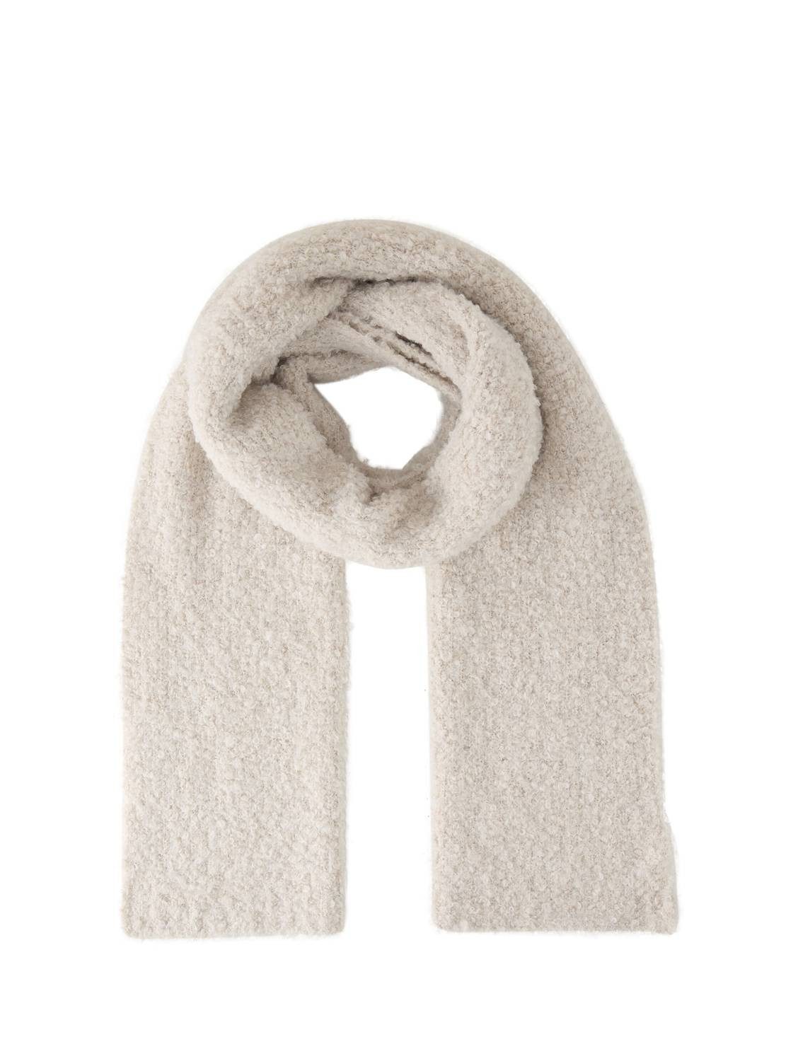 TOM TAILOR Modeschal Royal Bouclé, Nachhaltiger Bouclé-Strick mit recyceltem Polyester