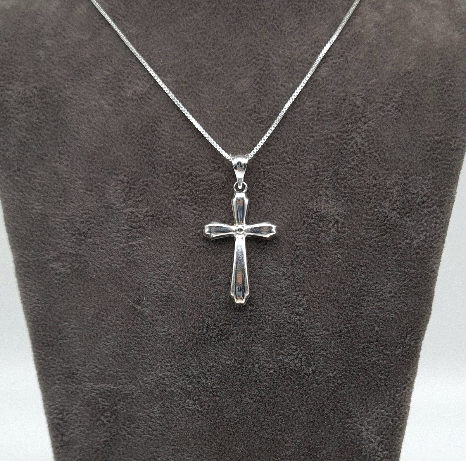 NAHLE Kette mit Anhänger Kreuz Silberkette Kreuz Kette (inkl. Schmuckbox), günstig online kaufen