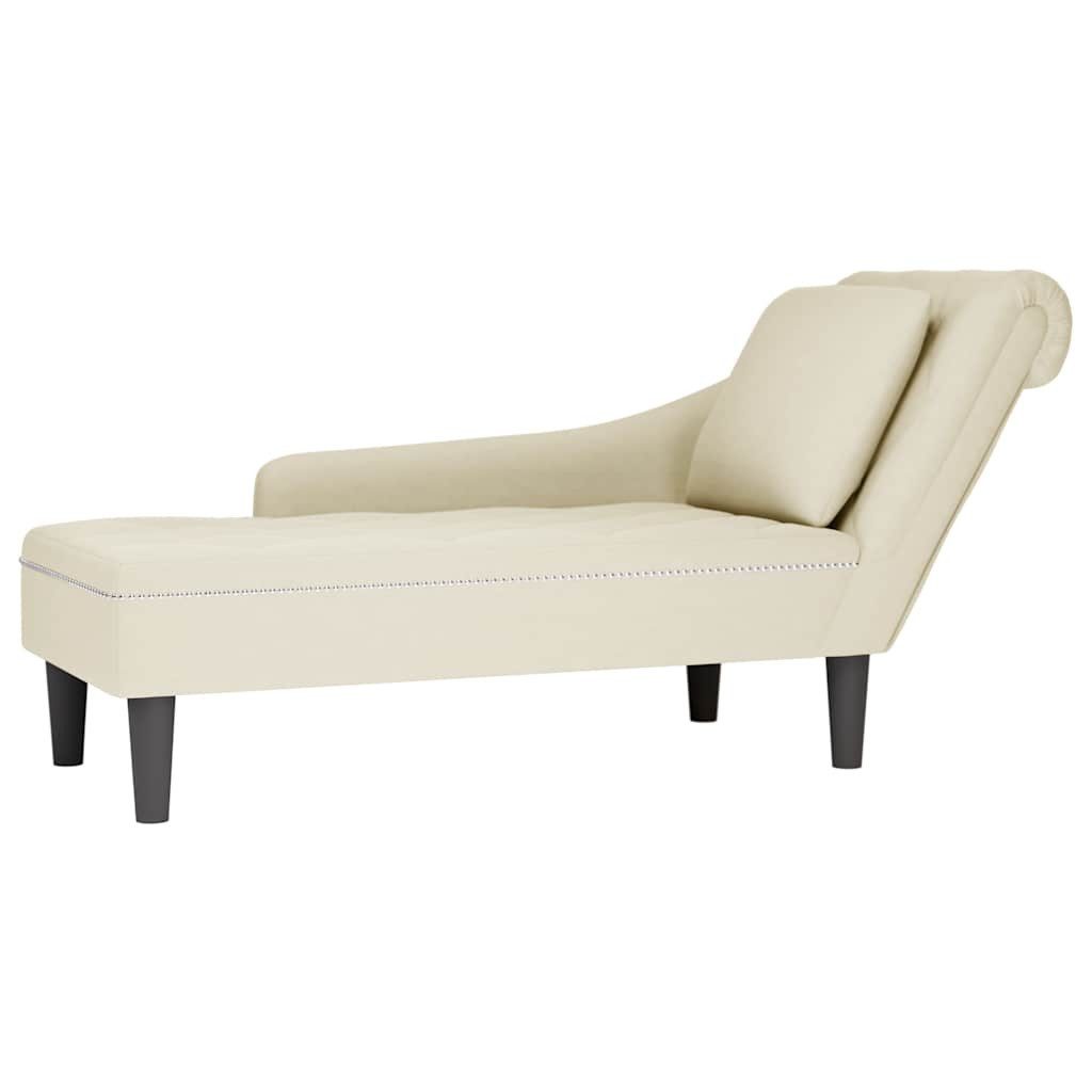 vidaXL Chaiselongue Chaiselongue mit Kissen und günstig online kaufen