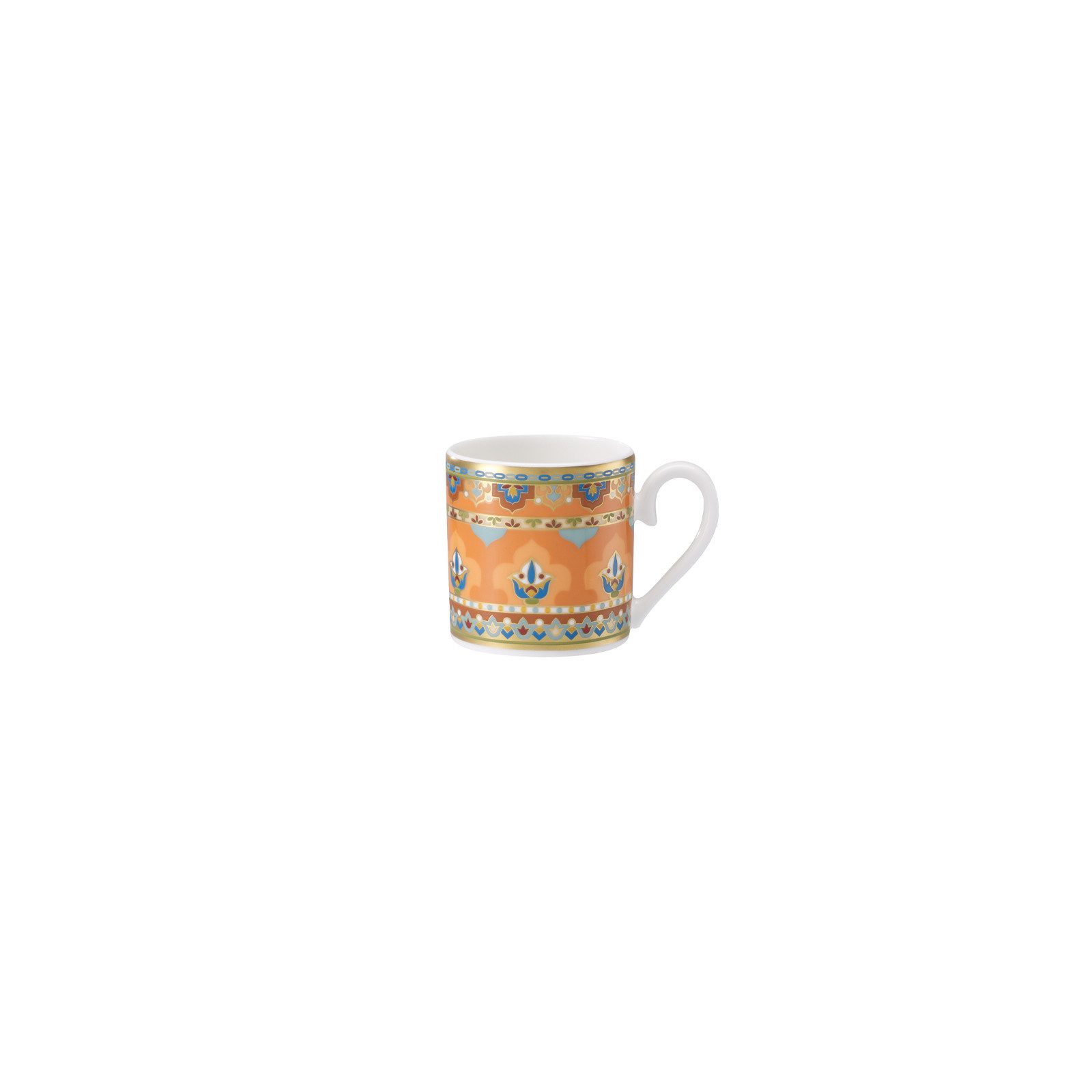 Villeroy & Boch Espressotasse Samarkand Mandarin Espressotasse 50 ml, 1-tlg., Porzellan