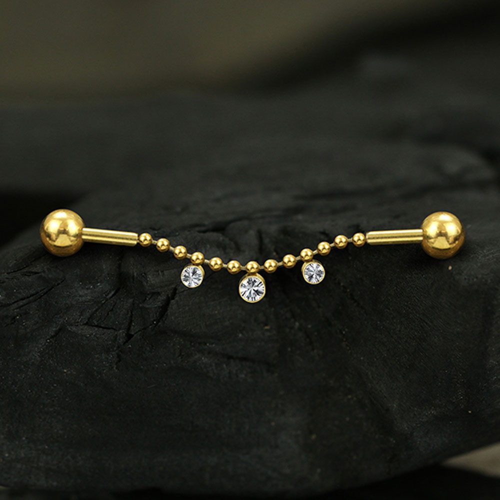 viva-adorno Piercing-Set Industrial Piercing Scaffold Ohr günstig online kaufen
