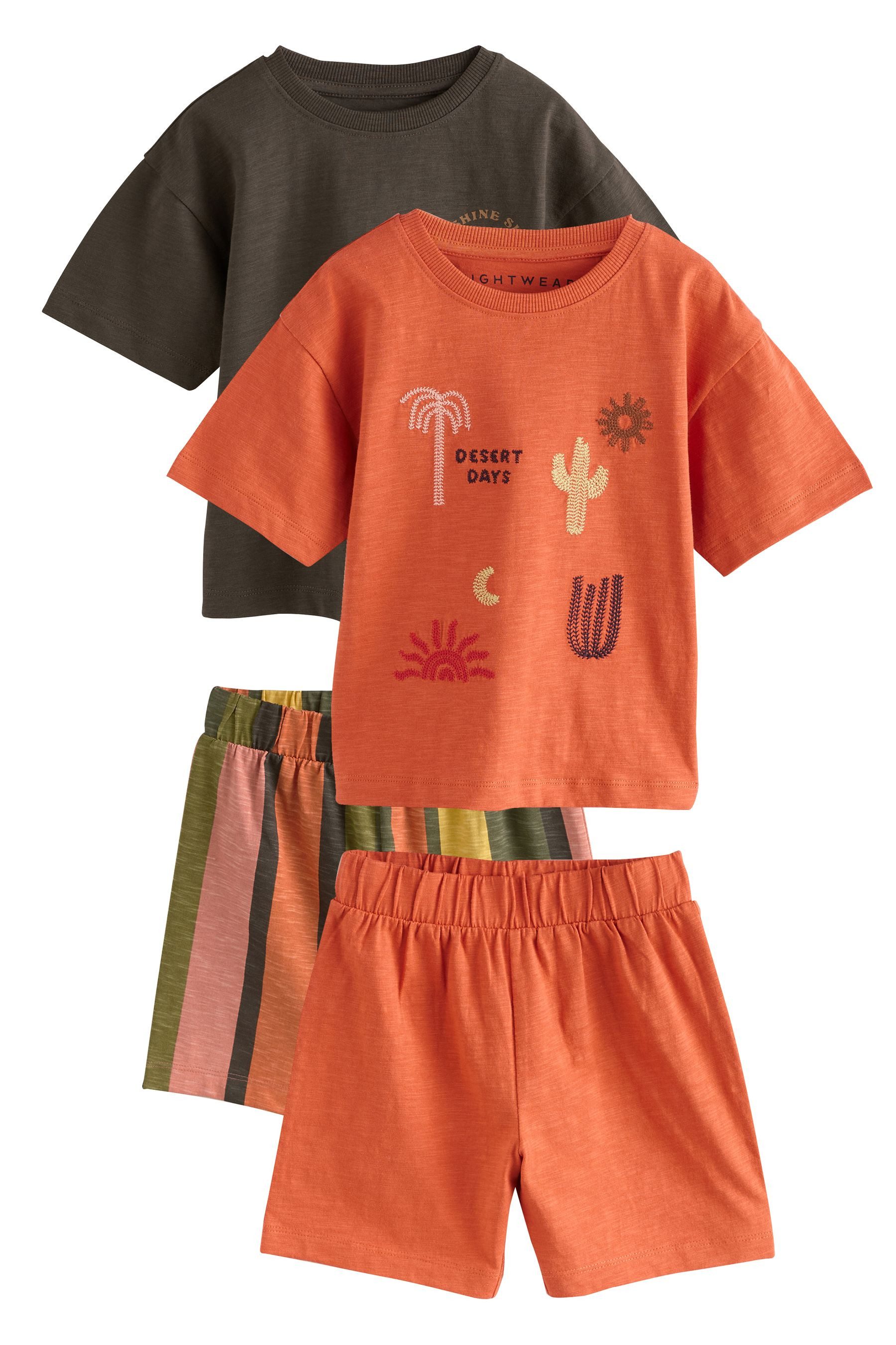 Next Pyjama 2er-Pack kurze Schlafanzüge aus günstig online kaufen