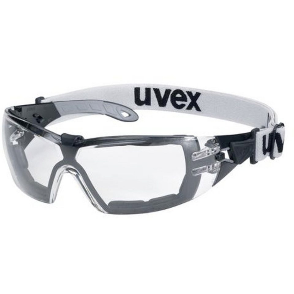 Uvex Arbeitsschutzbrille, (1St), Pheos S Guard Supravision Extreme  Schutzbrille - Transparent/Grau