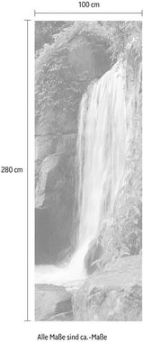 Komar Vliestapete Swoosh, (1 St), 100x280 cm (Breite x Höhe), Vliestapete, 100 cm Bahnbreite
