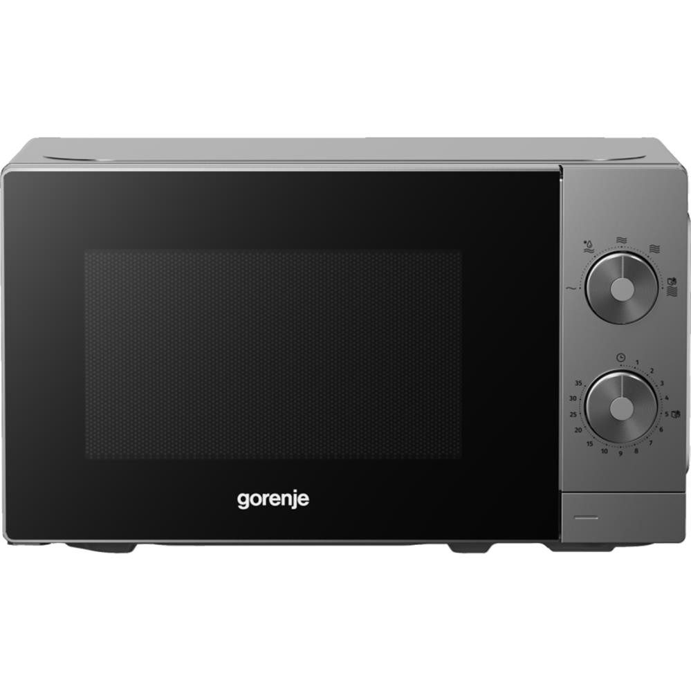 GORENJE Mikrowelle, 20 l, AquaClean, Auftaufunktion, 5 Leistungsstufen, grau