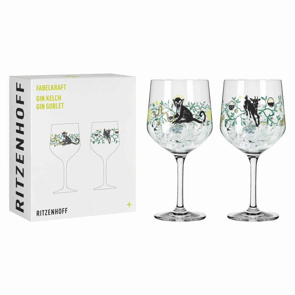 Ritzenhoff Gläser-Set »Gin-Glas Set Fabelkraft 001 / 002«, Kristallglas,  Made in Germany