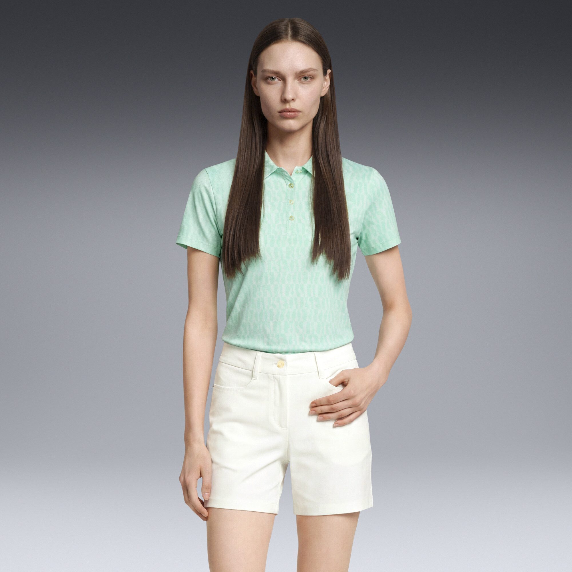PUMA Poloshirt CLOUDSPUN Wavey Polo Damen
