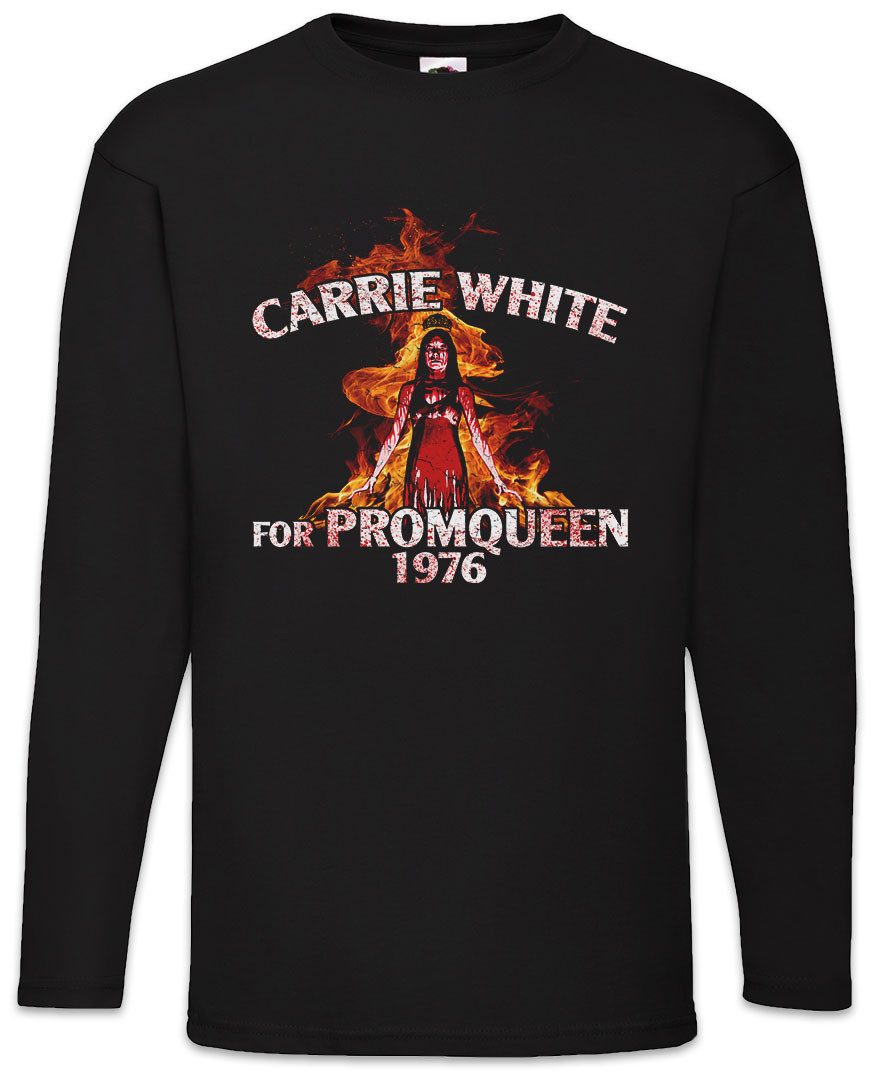 Langarmshirt Promqueen 1976 Langarm T-Shirt Halloween Carrie Classic Horror White