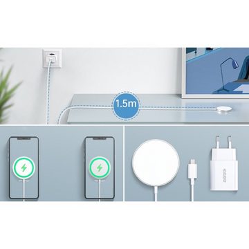 Choetech Kit 15W magnetisch wireless Ladegerät Qi + 20W PowerDelivery Ladegerät Wireless Charger