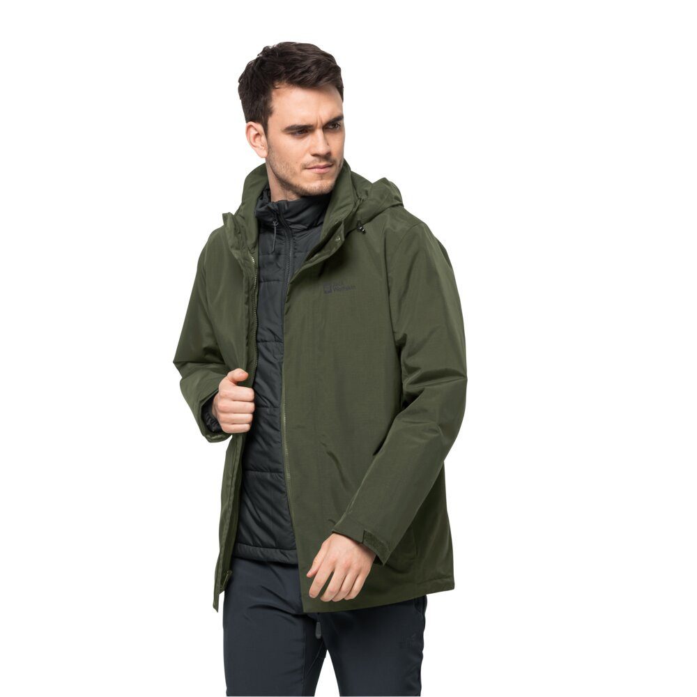 Jack Wolfskin Winterjacke Bergland 3in1 (atmungsaktiv, wasserdicht, winddic günstig online kaufen