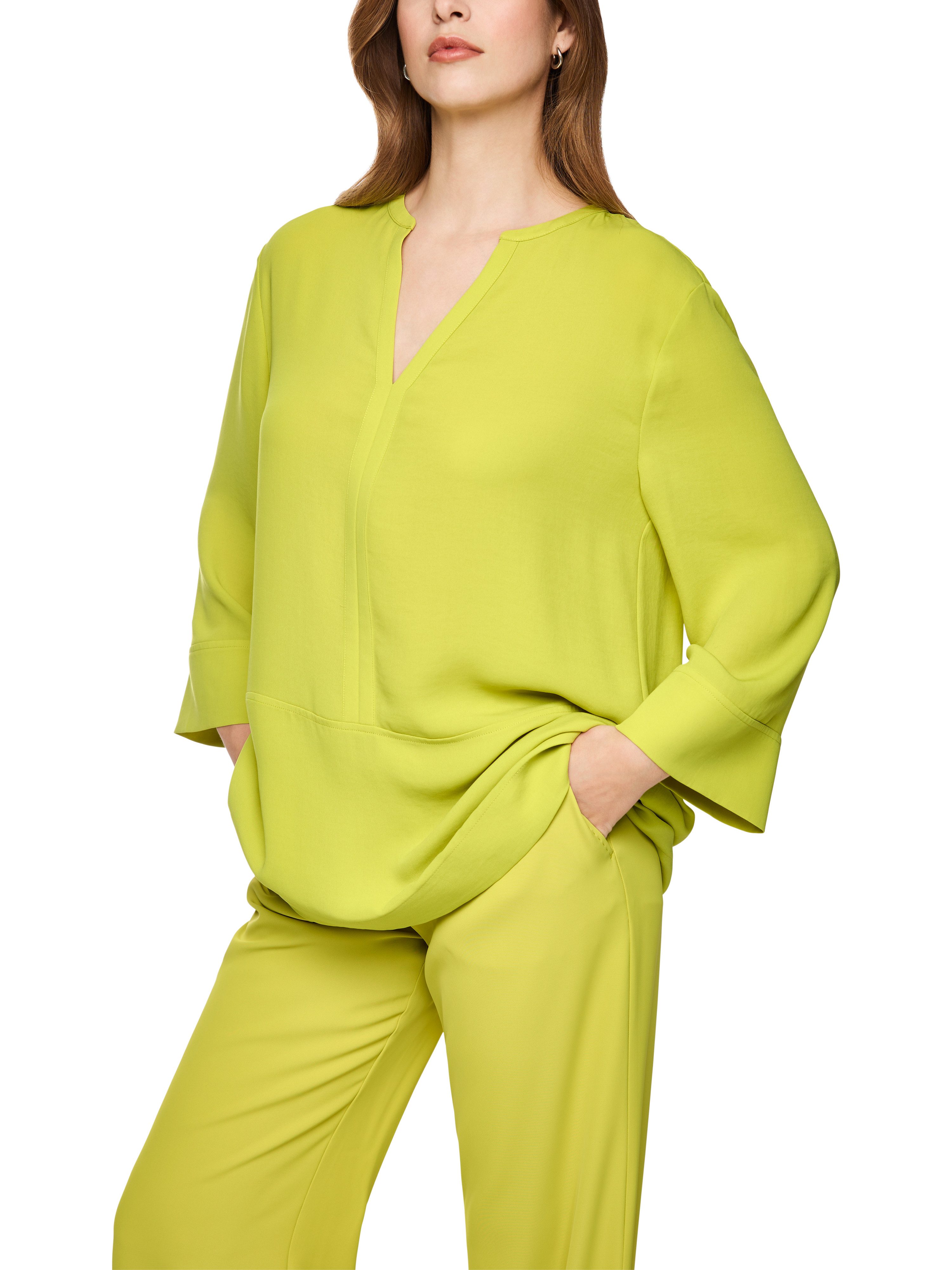 Marc Cain Schlupfbluse Leolicious Premium Damenmode im Tunika-Stil