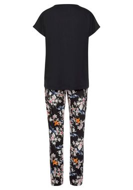 s.Oliver Pyjama (2 tlg) mit Blumenmuster