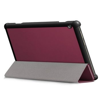 König Design Tablet-Hülle Lenovo Tab M10, Lenovo Tab M10 Schutzhülle Tablet-Hülle Rot