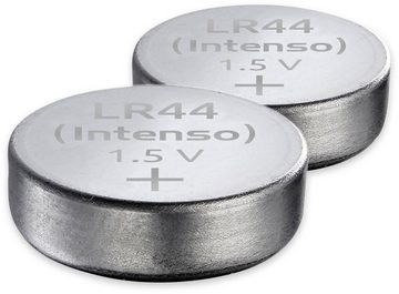 Intenso INTENSO Alkaline-Knopfzelle LR44, 2 Stück Knopfzelle