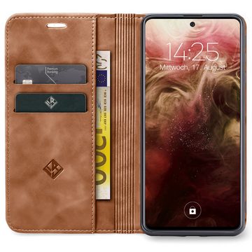 Tec-Expert Handyhülle Tasche Hülle für Samsung Galaxy S22+, Cover Klapphülle Case mit Kartenfach Fliphülle aufstellbar