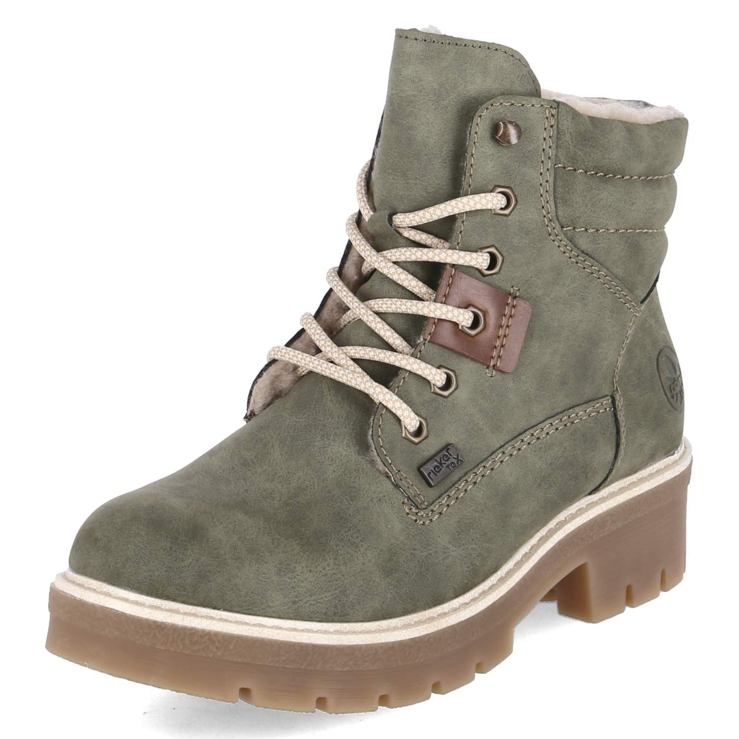 Rieker Rieker Y8120-54 Damen Synthetik grün Winterstiefel günstig online kaufen