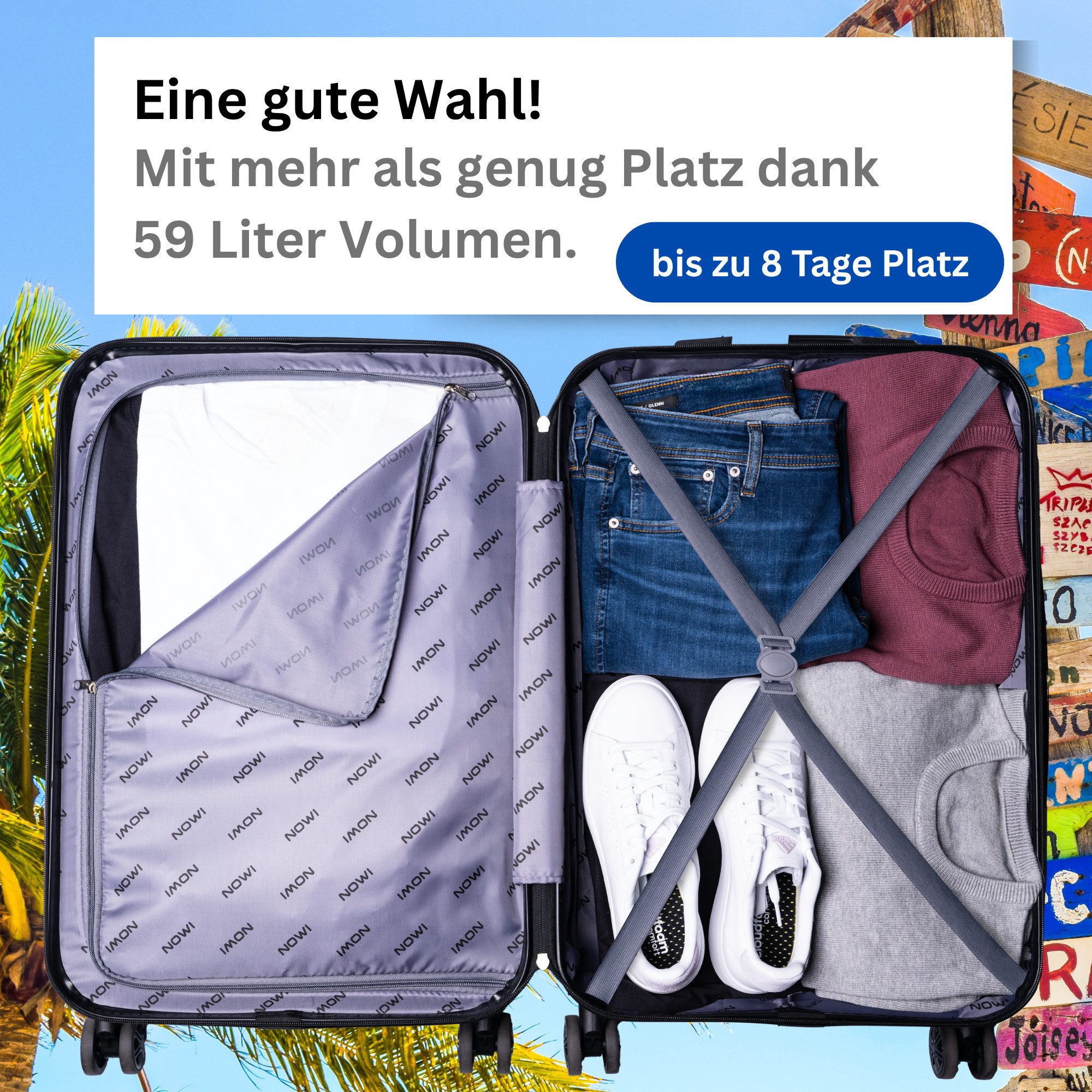NOWI Hartschalen-Trolley Koffer M–XL & Set günstig online kaufen