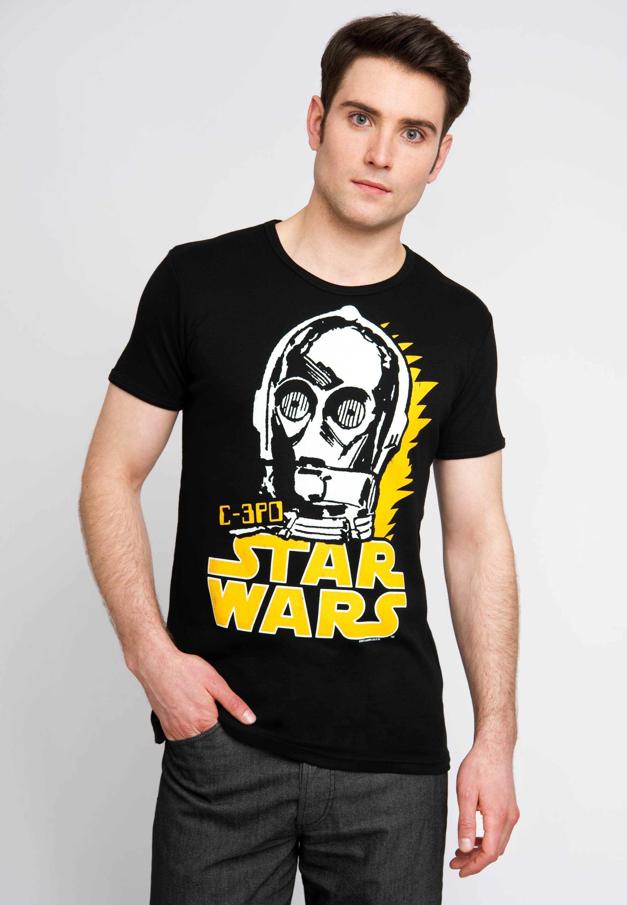 T-Shirt C-3PO-Print C-3PO LOGOSHIRT mit
