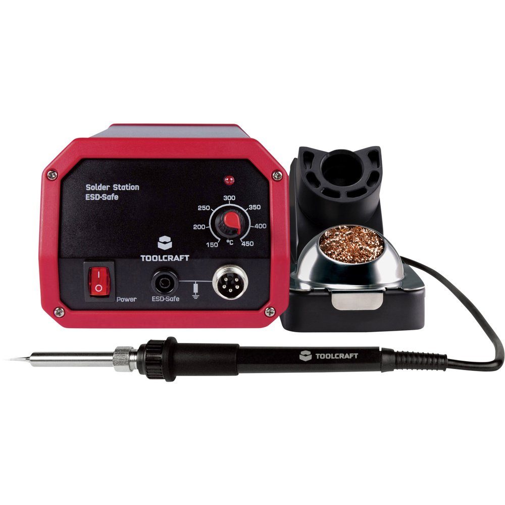 TOOLCRAFT Lötkolben TOOLCRAFT ST-80A Lötstation analog 80 W 150 - 450 °C inkl. Lötspitze