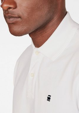 G-Star RAW Poloshirt Dunda Polo Logostickerei auf der Brust
