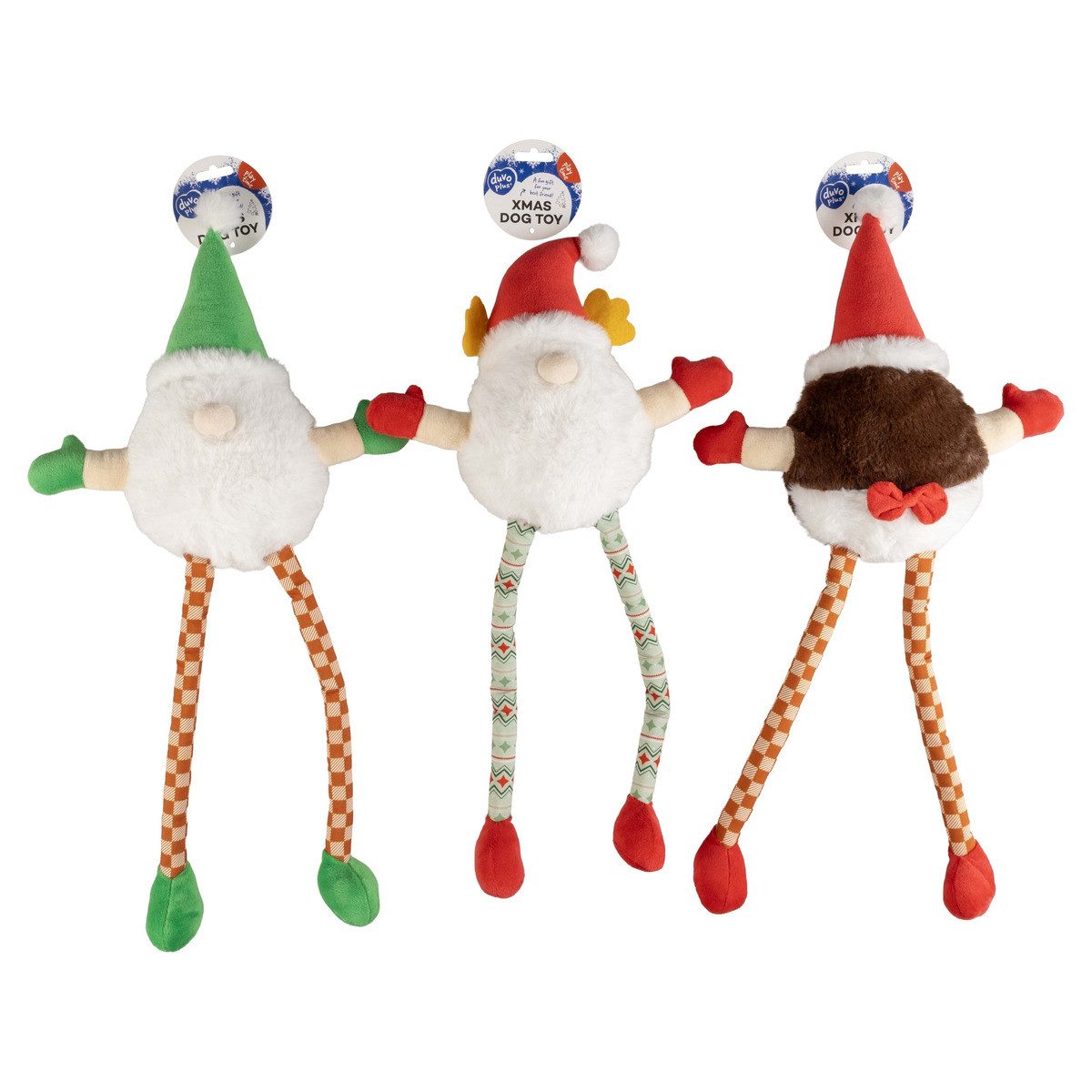 Tierkuscheltier Hundespielzeug X-Mas langer Kobold