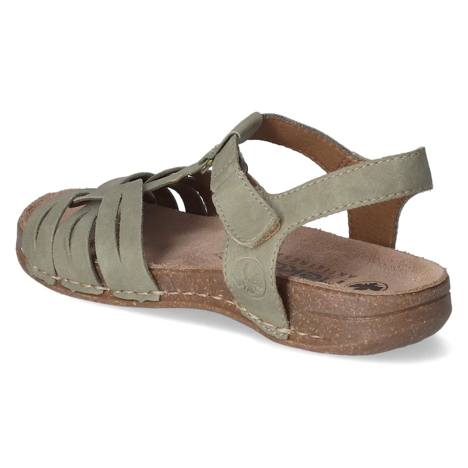 Rieker Rieker 61461-52 Damen Synthetik green Sandalette