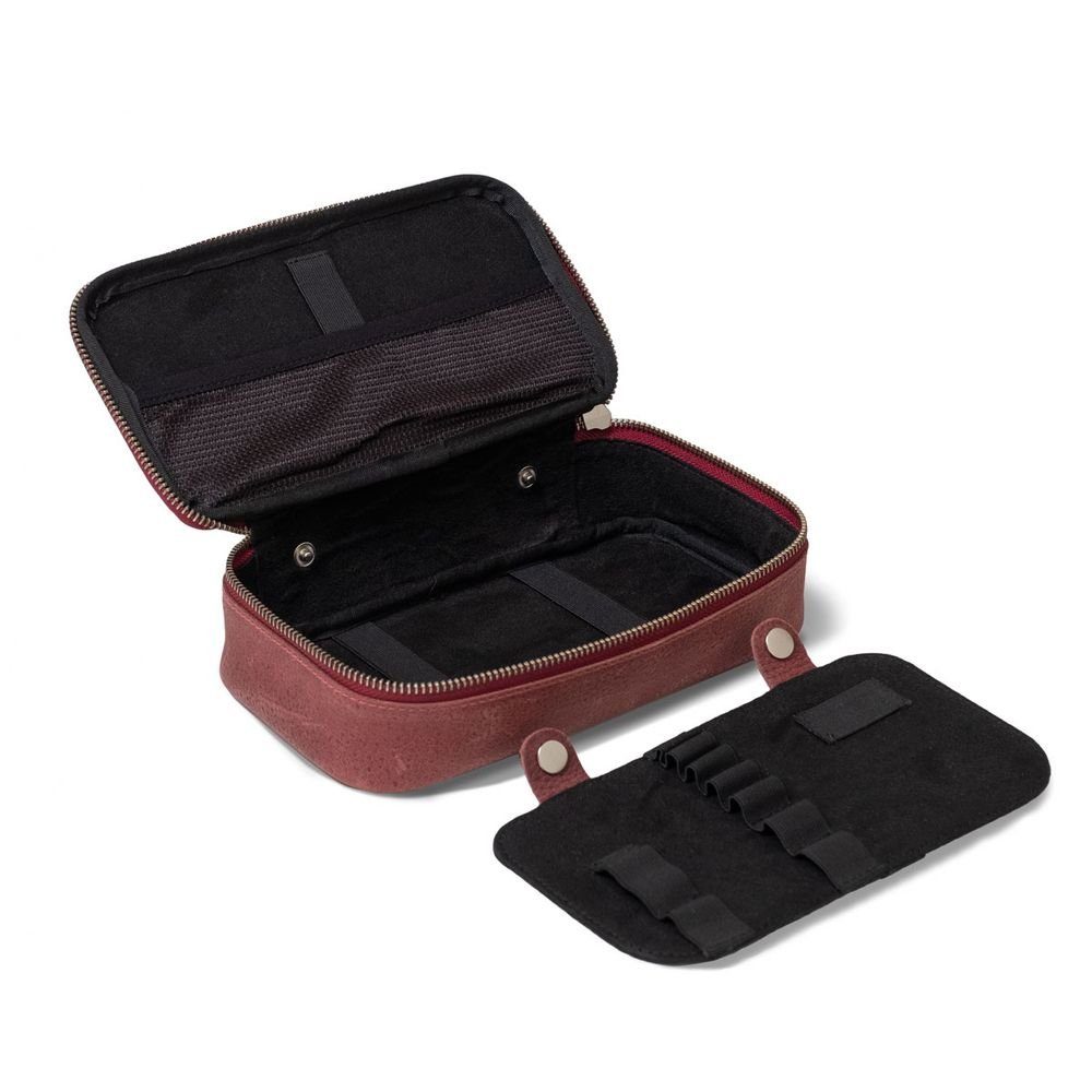 Jahn-Tasche Pencilbag Großes Doppel-Federmäppchen XXL, Leder, günstig online kaufen