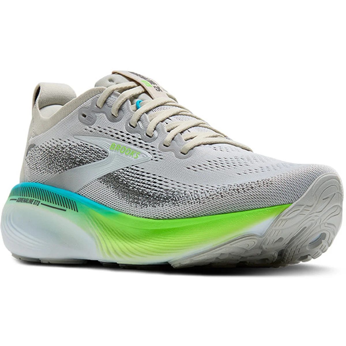 Brooks Adrenaline GTS 25 OYSTER/GREEN GECKO/BLUE Laufschuh günstig online kaufen