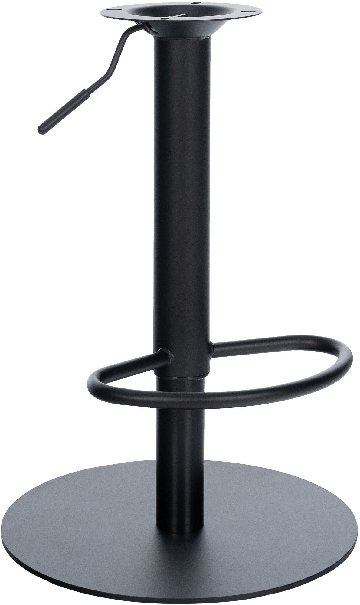 CLP Barhocker Ersatz Gestell SCHWER für Barhocker 10 x 10 cm (1er), bis 150 kg, drehbar, höhenverstellbar