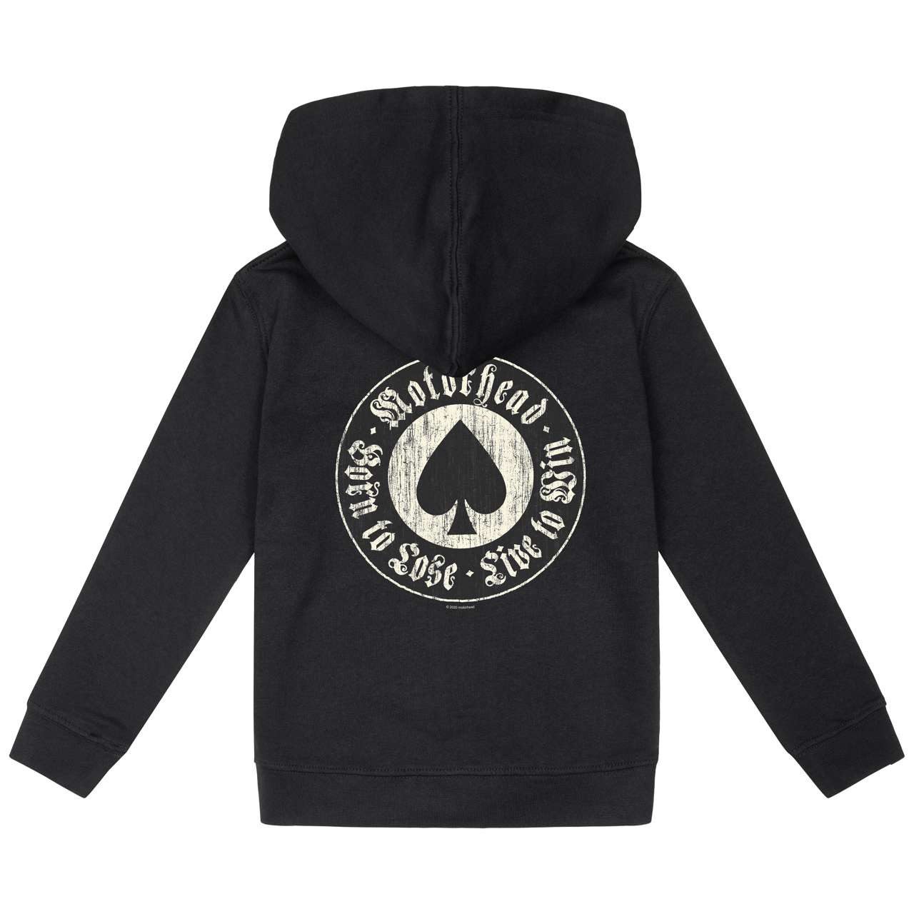 Metal Kids Kapuzensweatjacke mit Motörhead (Born to Lose) Aufdruck für Kinder von 2–14 Jahren