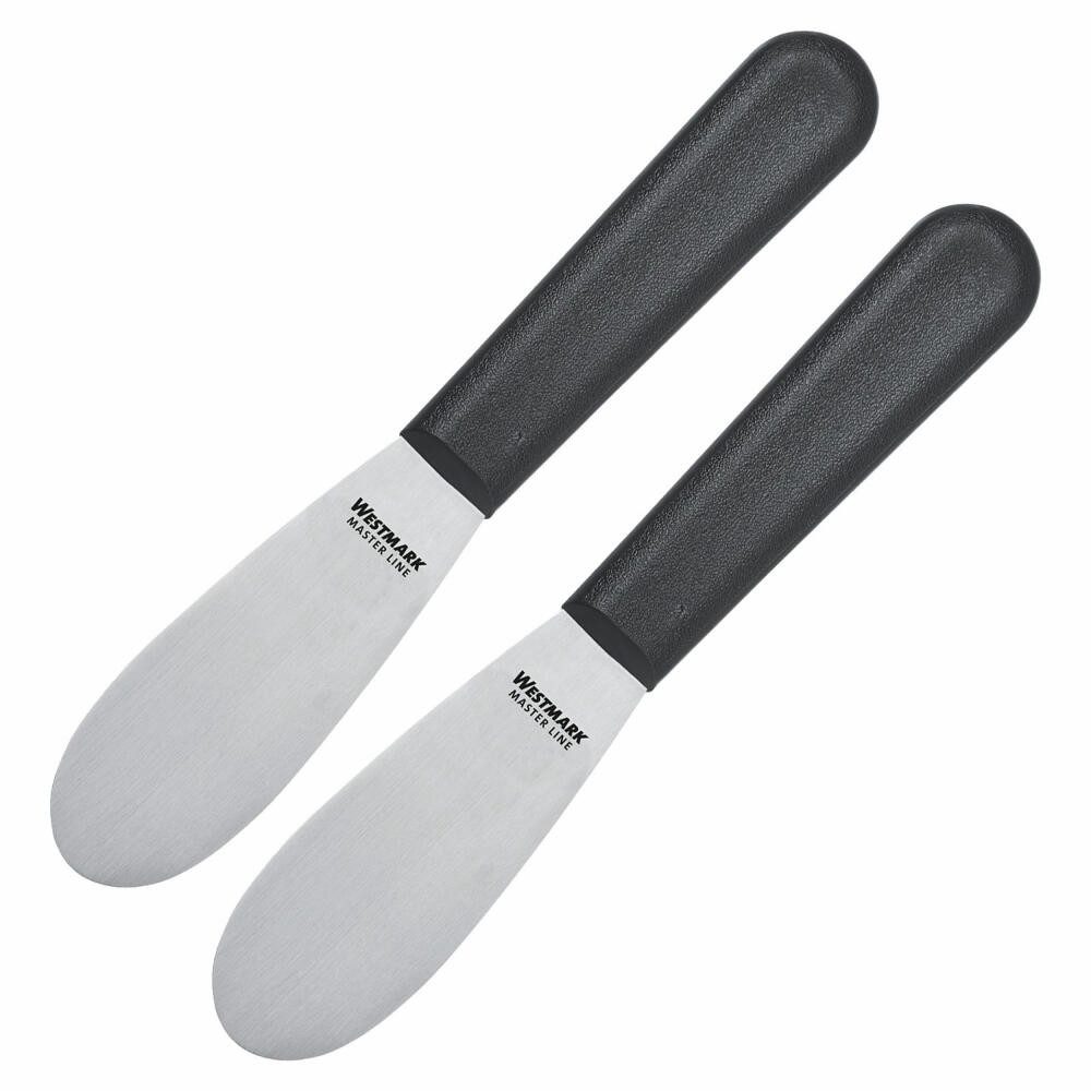 Buttermesser 2 Stück, Klingenmaß: 3,3 x 8,5 cm, Länge: 18,5 cm, Profi Messer Master