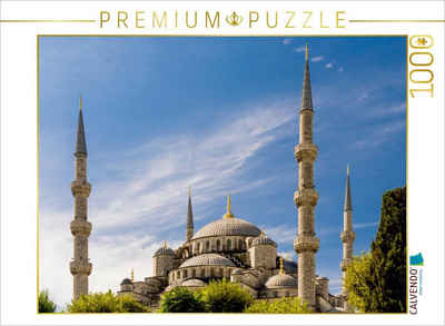 CALVENDO Puzzle CALVENDO Puzzle Sultan Ahmed Moschee in Istanbul 1000 Teile Lege-Größe 64 x 48 cm Foto-Puzzle Bild von Enrico Caccia, 1000 Puzzleteile