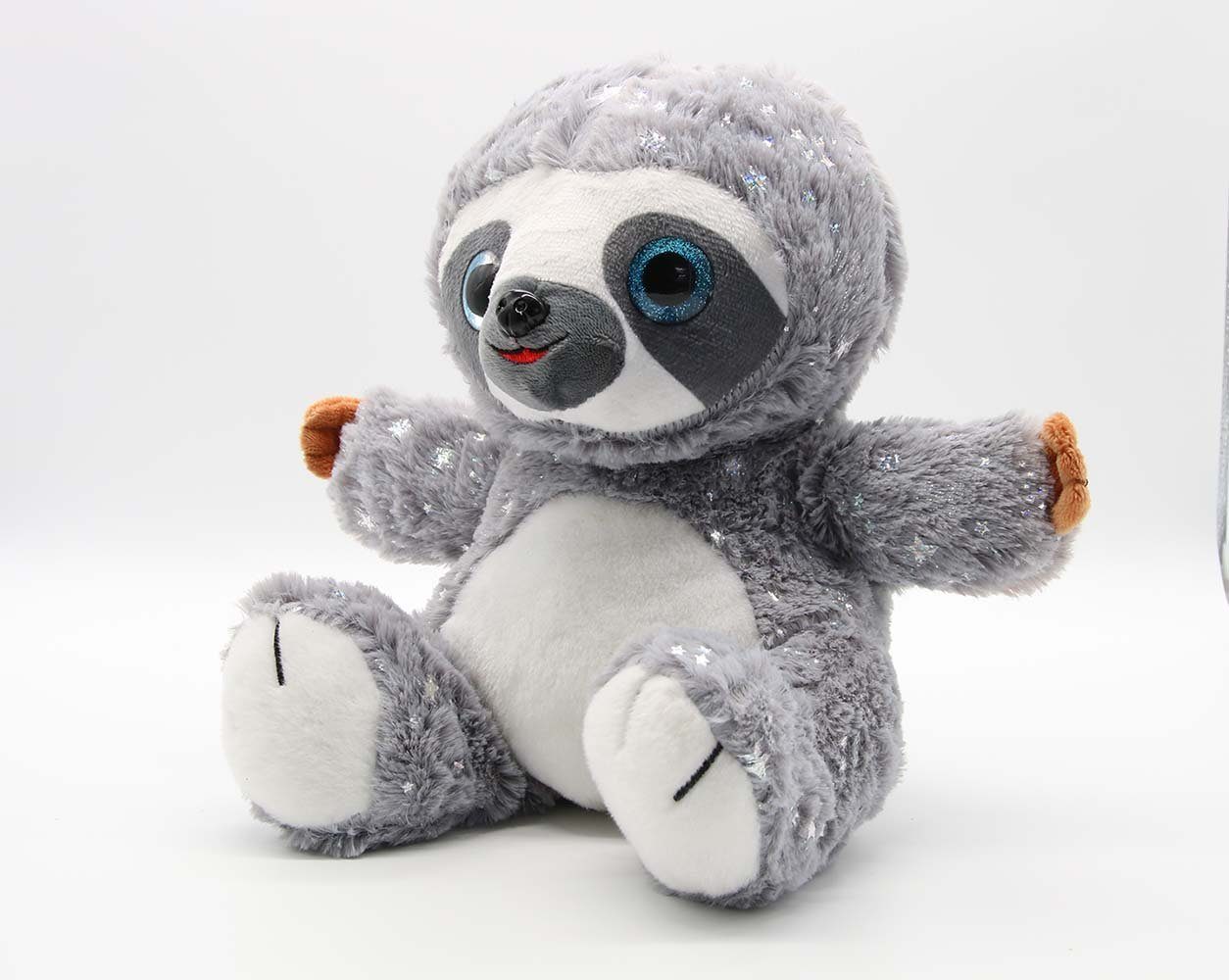 Kuscheltier Soma Stoff-Tier Plüsch Faultier XXXL 24cm grau Kuschel Plush Geschenk