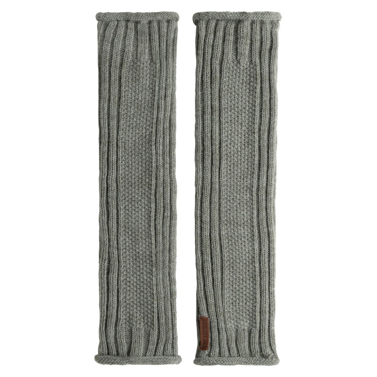 Knit Factory Strickhandschuhe Kick Stulpen Urban Green (1-St) Handschuh Handstulpen Handschuhe ohne Finger