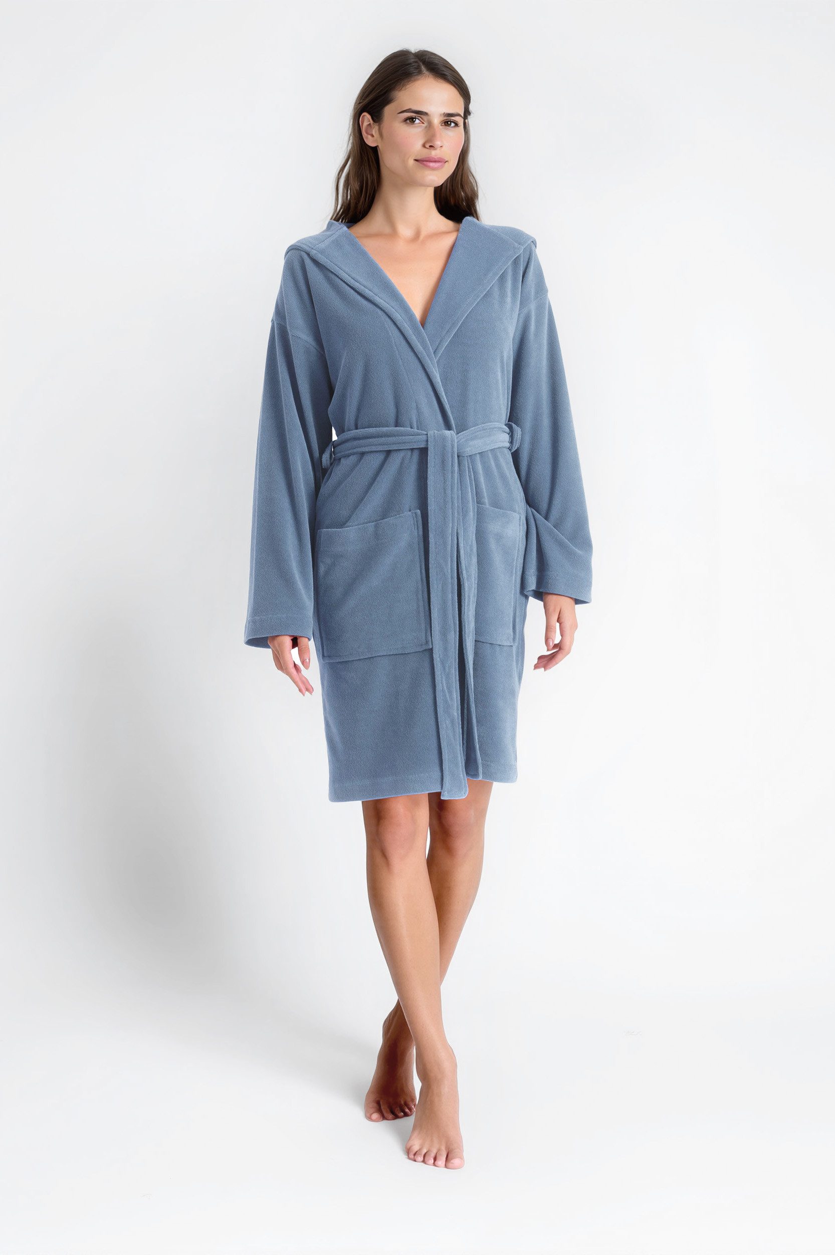 my home Damenbademantel Sina, ideal für Sauna & Spa, Hotelbademantel, Morge günstig online kaufen