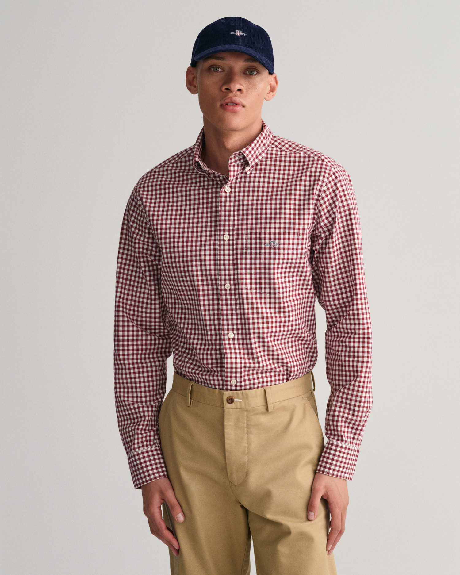 Gant Langarmhemd REG POPLIN GINGHAM SHIRT günstig online kaufen