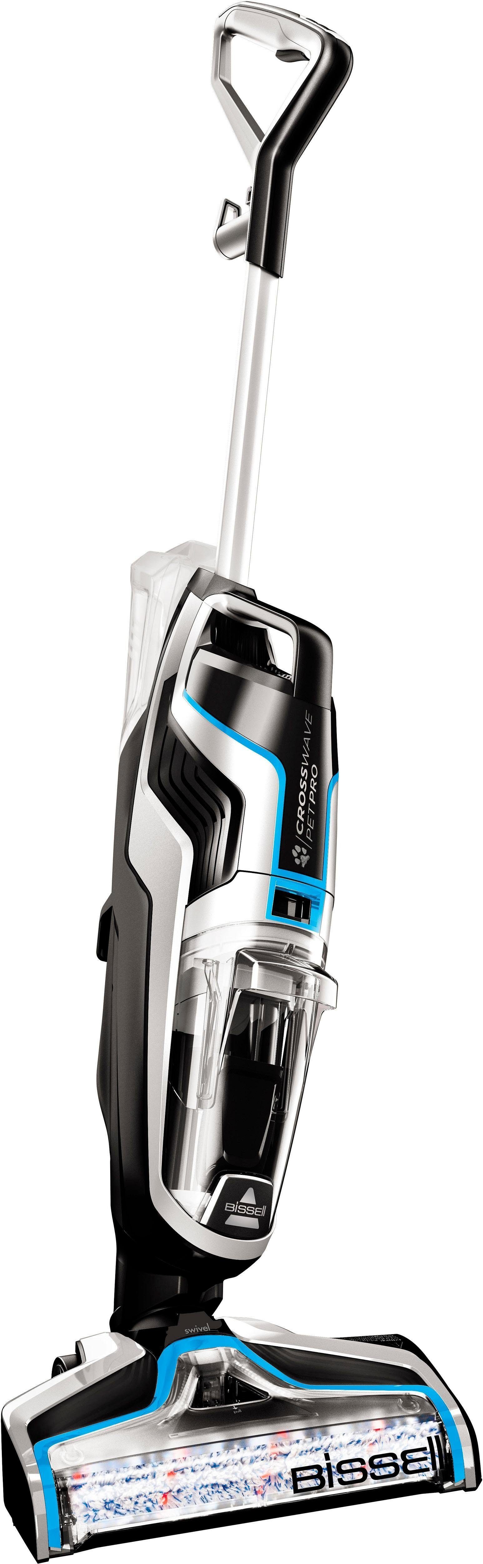 Bissell Nass-Trocken-Sauger 2225N, CrossWave Pet Pro, Haustieraufsatz, Dual-Tank, 560 W, beutellos, Mehrflächenreiniger für Hartböden & Teppich, saugen, wischen, trocknen