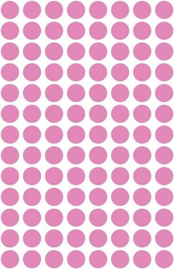 Avery Zweckform Etiketten AVERY Zweckform 3594, 416 Markierungspunkte, ablösbar, 8 mm, rosa