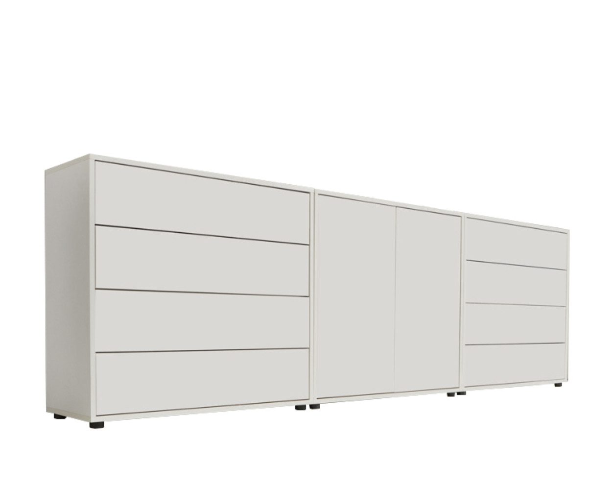 BMG Möbel Sideboard Mailand Set 4 günstig online kaufen