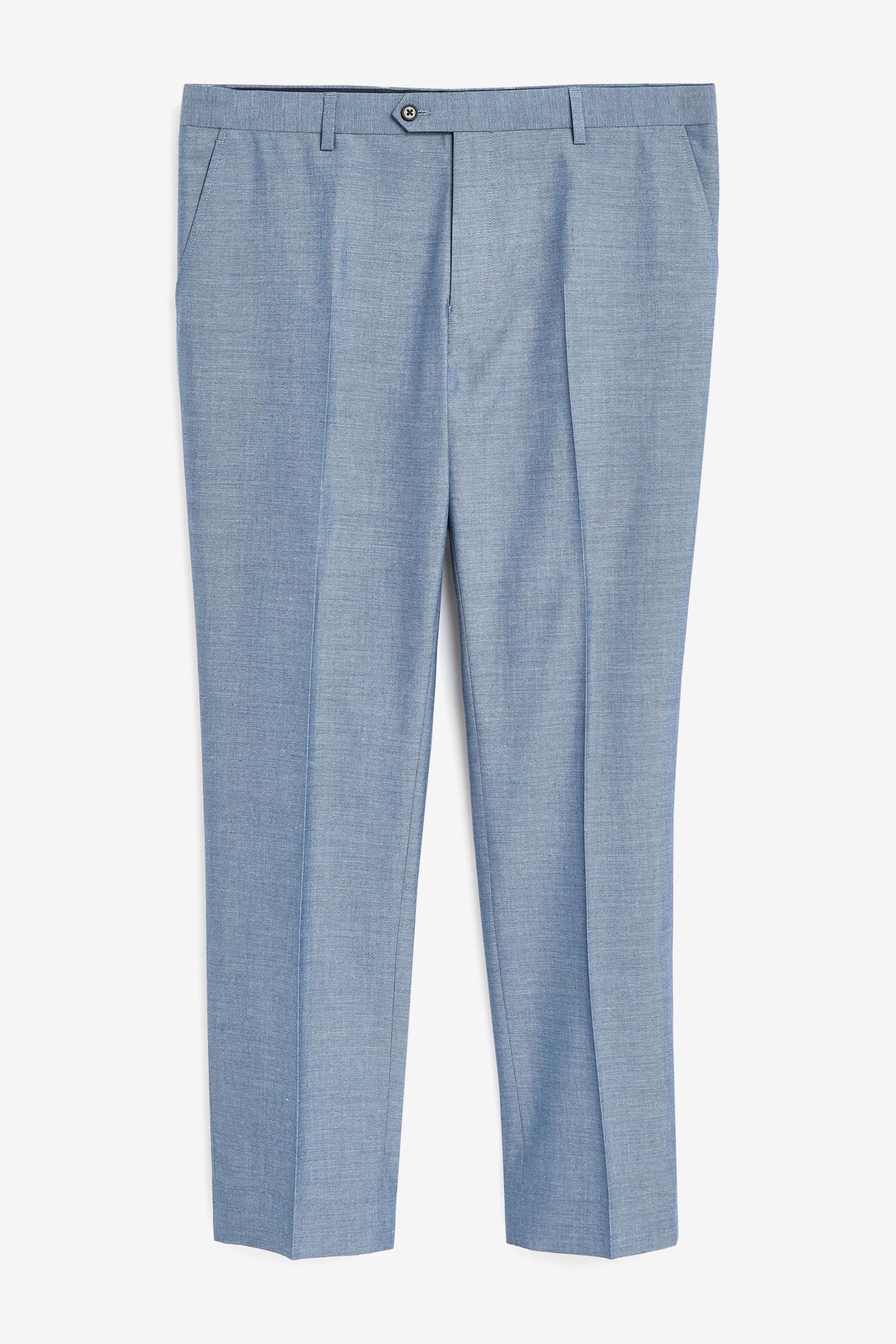 Next Anzughose Anzug: Slim Fit Hose (1-tlg) Light Blue